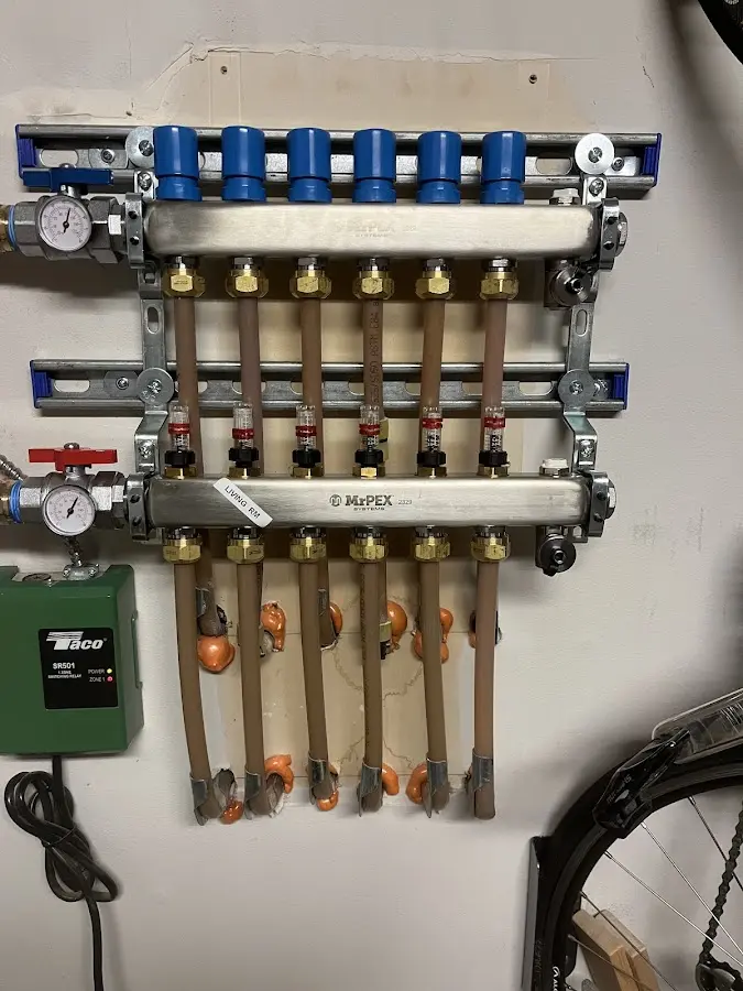 Plumber performing Gas Line Installation at a residential property in Hialeah